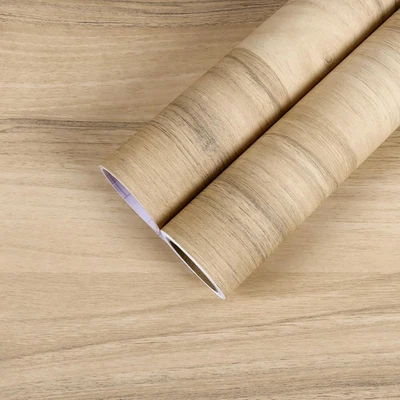 12”x100” Light Oak Wood Grain Contact Paper Peel and Stick Wood Look Wallpape... - Image 1 of 4