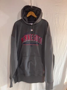 Minnesota Twins Majestic Therma Base Men’s Baseball Sweatshirt 2XL Heavyweight - Picture 1 of 4