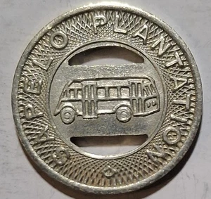 Sapelo Island, Georgia - Sapelo Plantation One Fare Transit Token GA 765 A - Bild 1 von 2