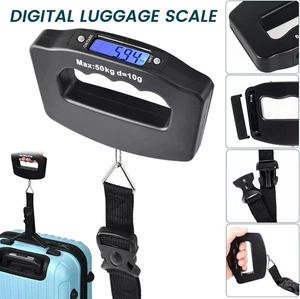 50 kg tragbare hängende digitale elektronische Reisegepäck Kofferwaage - Bild 1 von 8