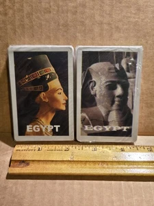 Neu versiegelt ÄGYPTEN kunststoffbeschichtete Spielkarten Brücke Größe (2) - Bild 1 von 2