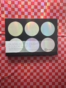 BH Cosmetics RARE Blacklight Highlight 6 Color Palette NEW - Picture 1 of 2