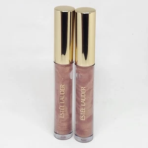 LOT 2 Estee Lauder Lipgloss Lip Gloss DECADENT PEACH FULL SIZE Limited Edition - Picture 1 of 1