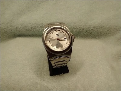 RELOJ PULSERA QUIKSILVER "L-TRAIN" RARO DE COLECCIÓN CARA ÚNICA ORIGINAL SÓLIDO FECHA S/S Foto 1 de 4