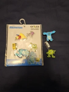 Crocs Jibbitz Charms Original Monsters Inc Disney Pixar Pack - Picture 1 of 3