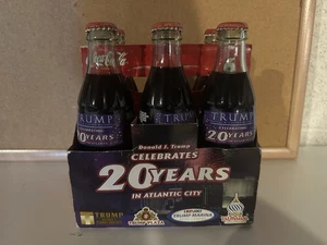 Präsident Donald J. Trump - 20 Jahre Atlantic City 2003 Coca-Cola komplett 6er Pack - Bild 1 von 6