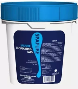 SpaPure Brominating Tabs (4 lb) Bromine Tablets for Hot Tubs Spas Jacuzzi NEW - Picture 1 of 1