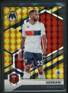 2021-22 HERNANI 5/8 PANINI MOSAIC SERIE A GOLD RED