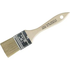 (10 Brush Pack) Natural White Hog Bristle Paint/Chip Brush 1-1/2 In. - Picture 1 of 1