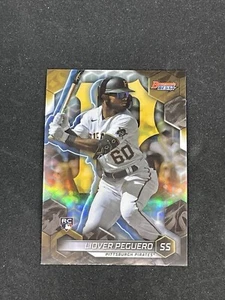 2023 Topps Bowman's Best Refractor 49 Liover Peguero - Pittsburgh Pirates RC - Picture 1 of 1