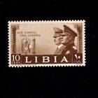 Hitler Mussolini 1941 Stamps Mnh 10C Libia Libya E1