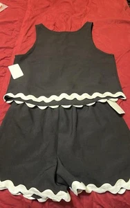 Ric-rac tank top and shorts sets women - Picture 1 of 1