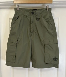 Boy Scouts of America Centennial Uniform Shorts Adult Size Extra Small Green - Picture 1 of 14