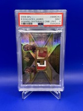 2008 Upper Deck SPx Winning Materials LeBron James B.Wallace Patch 22/25 PSA 9