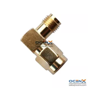 (4pcs/lot) Right Angle SMA Coaxial Adapter L-Adapter male to female 6GHz - Picture 1 of 1