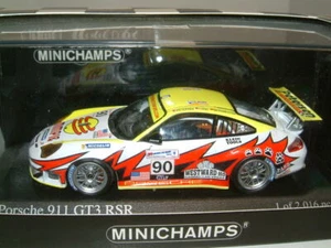 1/43 PORSCHE 911 GT3 RSR #90 2005 LE MANS BERGMEISTER/LONG/BERNHARD .MINICHAMPS - Picture 1 of 1