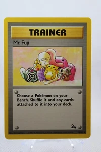 Pokémon Fossil Trainer Mr. Fuji 58/62 Hard Play - Bild 1 von 2