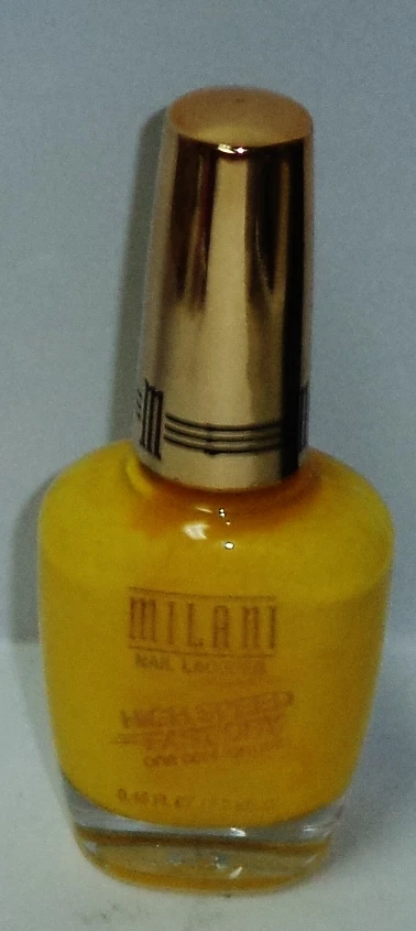Milani High Speed Fast Dry Nail Lacquer Yellow Whiz 07 .45 Oz