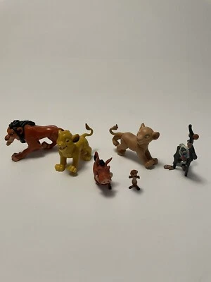 Lote De 6 Figuras De Acción De Colección Años 90 Y2K Disney Rey León Juguetes Cicatriz Simba Etc. Foto 1 de 4