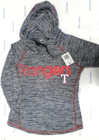 Texas Rangers Women's S GIII 4her Warm Up Cover Up Space Dye Sweater 250 Cover