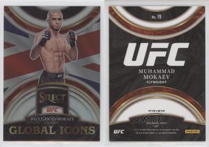 2023 Panini Select UFC Global Icons Silver Prizm Muhammad Mokaev #19 Rookie RC