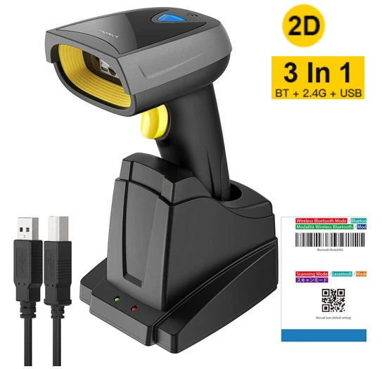 Inateck 2D Barcode Scanner (‎BCST-52-BCK)