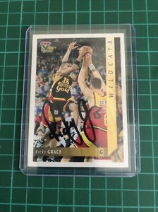 RICKY GRACE AUTOGRAPHED 1994 NBL FUTERA BASKETBALL CARD HAND SIGNED