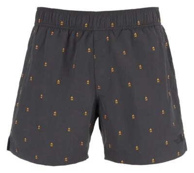 Baús masculinos The North Face classe V estampa fogueira média cinza asfalto  - Imagem 1 de 4