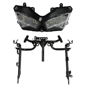 Headlight Assembly & Fairing Bracket Fit For Kawasaki ZX-4R ZX-4RR 2023-2024 US - Picture 1 of 15