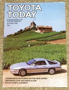 TOYOTA TODAY Autumn 1986 featuring the New Supra, Tokyo Traffic, Westerns - Picture 1 of 9