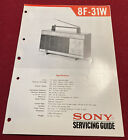 Original 1965 8F-31W Sony Servicing Guide