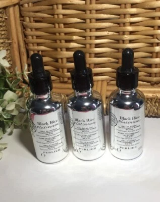 3 Pack Perlier Black Rice Platinum 94.5% Pure Hyaluronic Acid Gel NEW 1.6 oz x3! - Image 1 of 4