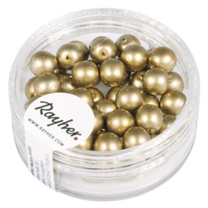 Rinascimento Perle In Vetro, Satinato, 6, Oro, Scatola 45 Pz - Bild 1 von 1