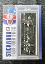 2013-14 In The Game ITG Stickwork Game-Used Stick Silver /19 Paul Coffey