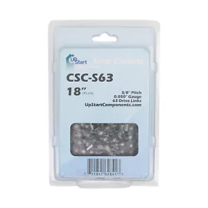 3er-Pack Ersatz 18 Zoll S63 91PX Kettensägenkette für Oregon S63, Worx WG304 - Bild 1 von 3