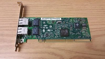 Dell J1679 Intel PRO 10/100/1000 Gigabit Ethernet Dual Port Network PCI-X Card  - Image 1 of 4