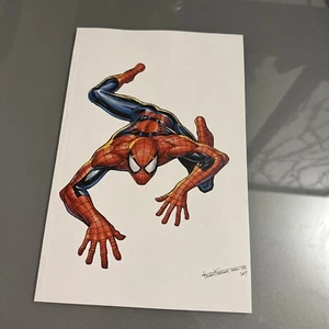 AMAZING SPIDERMAN 6 TYLER KIRKHAM WHITE VIRGIN VARIANT NM SECRET C 100 HOMAGE - Picture 1 of 2