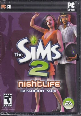 Sims 2: Nightlife (PC CD-ROM, 2005) *BRAND NEW* - Image 1 of 2