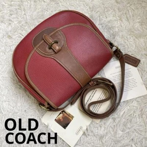 Vintage Coach Sheridan Leather Saddle Bag Crossbody Used M511 - Picture 1 of 12