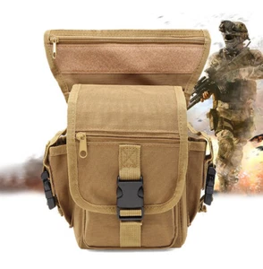 Military Tactical Drop Leg Bag Tool Fanny Thigh Pack Leg Rig Utility Pouch - Picture 1 of 17