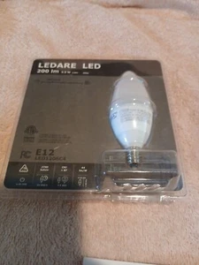 1 IKEA LEDARE 4.5 W LED Bulb E12 2700K Kelvin 200lm Lumen NEW Warm White. - Picture 1 of 9
