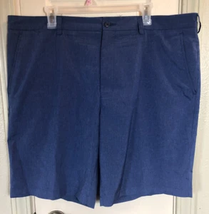 PGA Tour Golf Outdoor Mens Dark Blue Flat Front Size 40 Chino Shorts - Picture 1 of 3