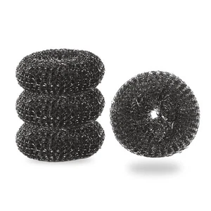 Pastiglie Scrubber Pulizia Griglia Barbecue Lana Acciaio Inox Resistente Ricambio - Foto 1 di 6