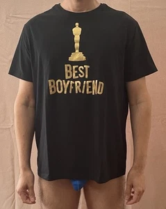Camiseta Goodfellow & Co Best Trophy Boyfriend Negra Talla XL Manga Corta Cuello Redondo - Imagen 1 de 6