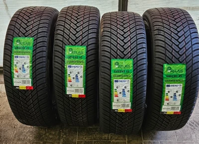TRENO COMPLETO 4 PNEUMATICI 4 STAGIONI 235/60 R18 107W ATLAS GOMME M+S 3PMSF - Imagen 1 de 2