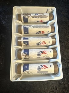 2009 P D Lincoln Cent Formative Years BU Bank Wrapped Lot 5 Rolls LP3 - Picture 1 of 7