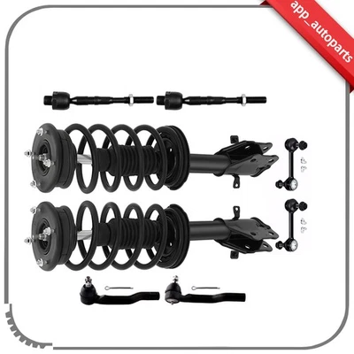 Front Struts Sway Bars Tie Rods For 2007 2008 2009 2010 Ford Edge Lincoln MKX - Image 1 of 4