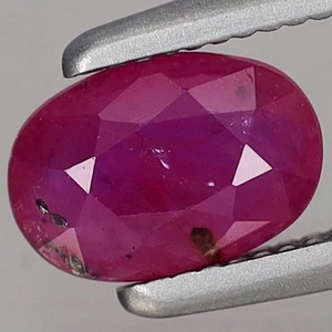 0.54ct t.w 6x4.1mm Oval Natural Heated Red Madagascar Ruby Gemstone - Picture 1 of 4