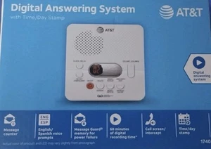 AT&T 1740 Digital Answering System (with Time/Day Stamp) - Zdjęcie 1 z 2