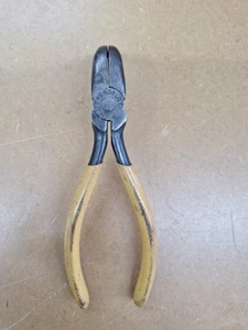 6" ** CRESCENT - Crestoloy *** 1950s Bent Curved Needle Nose Pliers 888-6 USA - Picture 1 of 3